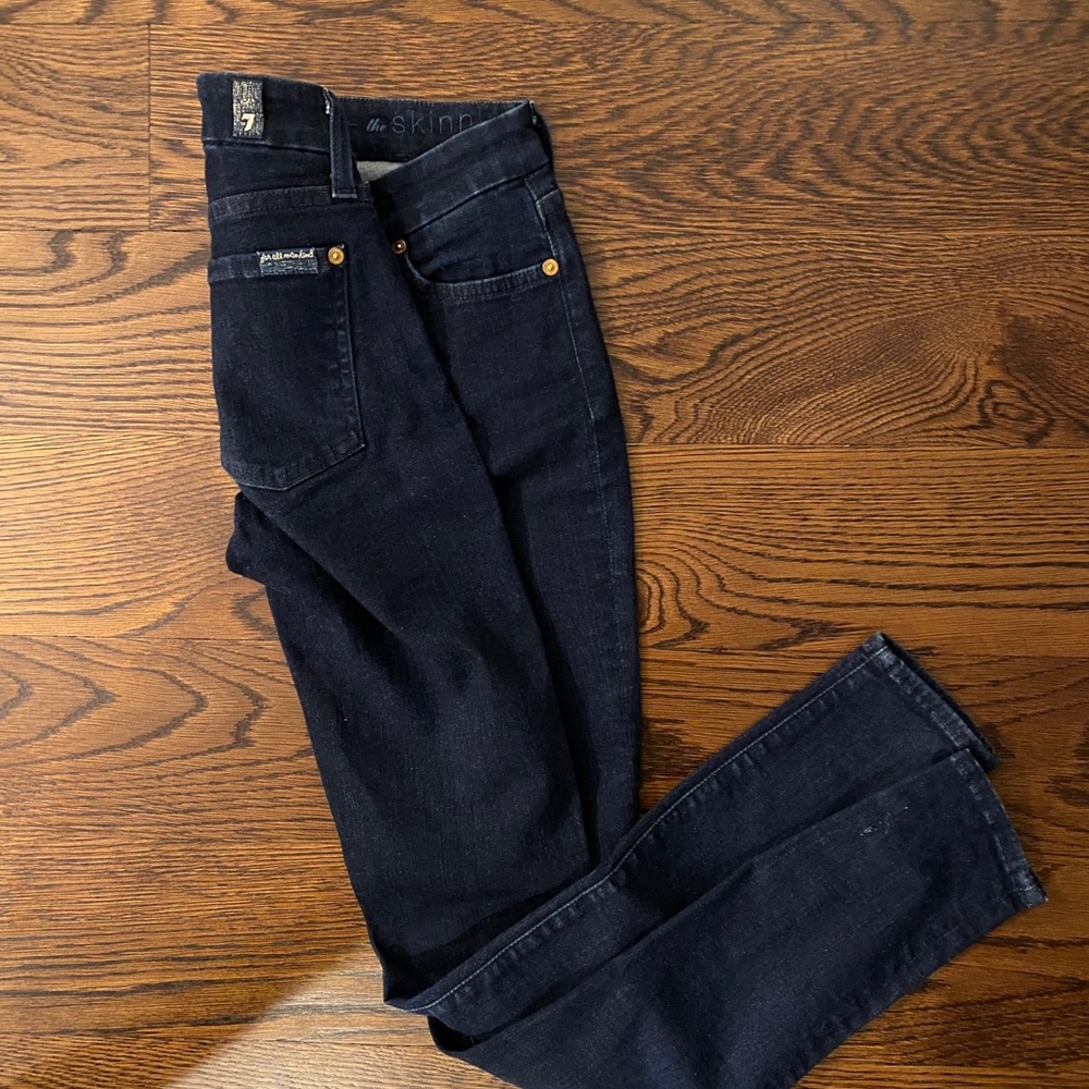 7 skinny jeans size 25
